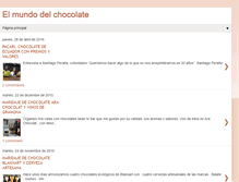 Tablet Screenshot of blogdelchocolate.blogspot.com