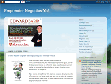 Tablet Screenshot of emprendernegociosya.blogspot.com