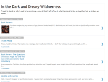 Tablet Screenshot of darkdrearywilderness.blogspot.com