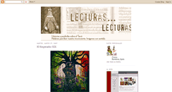 Desktop Screenshot of lecturaslecturas.blogspot.com