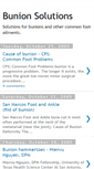 Mobile Screenshot of bunion-solutions.blogspot.com