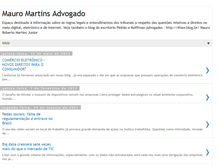 Tablet Screenshot of mauromartinsadvogado.blogspot.com