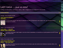 Tablet Screenshot of ladygagaquesesto.blogspot.com