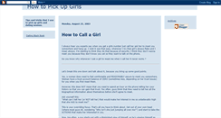 Desktop Screenshot of dating-girls.blogspot.com