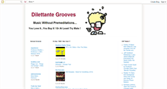 Desktop Screenshot of dilettantegrooves.blogspot.com