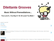 Tablet Screenshot of dilettantegrooves.blogspot.com