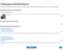 Tablet Screenshot of fabiozapata-desdeesquina.blogspot.com