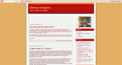 Desktop Screenshot of chennaisnippets.blogspot.com