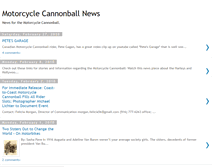 Tablet Screenshot of motorcyclecannonball.blogspot.com