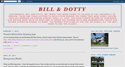 Desktop Screenshot of billanddotty.blogspot.com