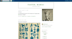 Desktop Screenshot of fastermaria.blogspot.com