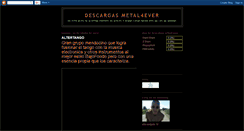 Desktop Screenshot of descargasmetal4ever.blogspot.com