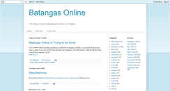 Desktop Screenshot of batangasonline.blogspot.com