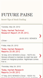 Mobile Screenshot of futurepaise.blogspot.com