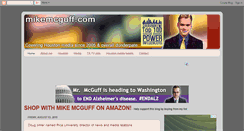 Desktop Screenshot of mikemcguff.blogspot.com