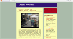 Desktop Screenshot of luoghidavivere.blogspot.com