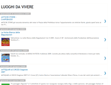 Tablet Screenshot of luoghidavivere.blogspot.com