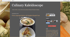 Desktop Screenshot of culinarykaleidoscope.blogspot.com