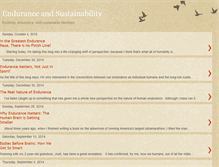 Tablet Screenshot of enduranceandsustainability.blogspot.com