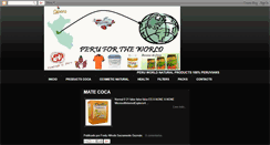 Desktop Screenshot of peruforworld.blogspot.com