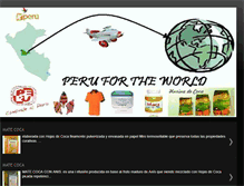 Tablet Screenshot of peruforworld.blogspot.com