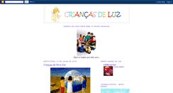 Desktop Screenshot of criancasdeluz.blogspot.com