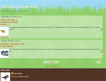 Tablet Screenshot of darwinscarbonsink.blogspot.com