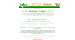 Desktop Screenshot of info-agloco-indonesia.blogspot.com