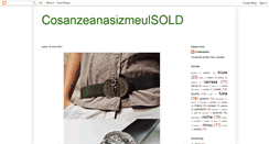 Desktop Screenshot of cosanzeanasizmeulsold.blogspot.com