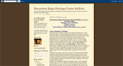 Desktop Screenshot of mbhcbulletin.blogspot.com