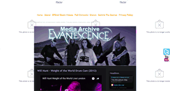 Desktop Screenshot of evanescencemediaarchive.blogspot.com