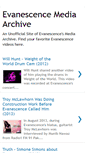 Mobile Screenshot of evanescencemediaarchive.blogspot.com