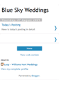 Mobile Screenshot of blueskyweddings.blogspot.com
