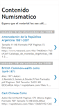 Mobile Screenshot of contenido-numismatico.blogspot.com