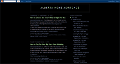 Desktop Screenshot of albertahomemortgage.blogspot.com