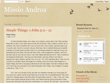 Tablet Screenshot of missioandros.blogspot.com