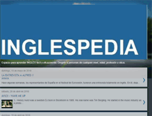 Tablet Screenshot of inglespedia.blogspot.com