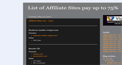 Desktop Screenshot of affiliate-sites.blogspot.com