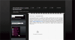 Desktop Screenshot of destylou-desaparecidos.blogspot.com