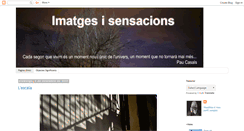 Desktop Screenshot of imatges-i-senssacions.blogspot.com