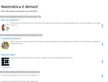 Tablet Screenshot of matematicaedemais.blogspot.com