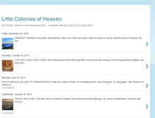 Tablet Screenshot of little-colonies-of-heaven.blogspot.com