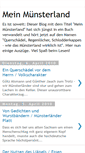 Mobile Screenshot of meinmuensterland.blogspot.com