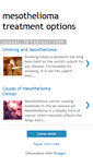 Mobile Screenshot of mesothelioma-treatment-options-up.blogspot.com