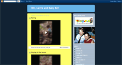 Desktop Screenshot of billandcarriemcd.blogspot.com