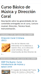 Mobile Screenshot of direccioncoralymusica.blogspot.com