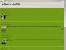 Tablet Screenshot of padovichsinafrica.blogspot.com