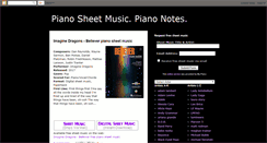 Desktop Screenshot of new-sheet-music.blogspot.com