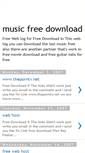 Mobile Screenshot of musicfreedownload.blogspot.com