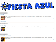 Tablet Screenshot of fiesta-azul.blogspot.com